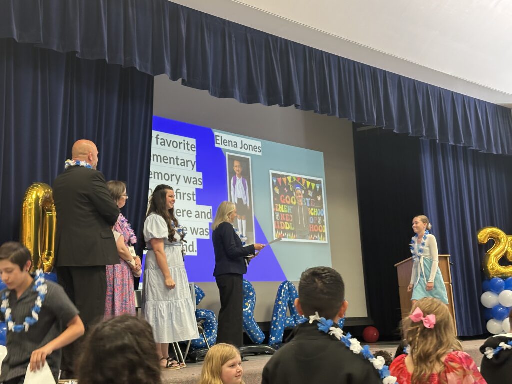 Sixth-grade graduation photographs