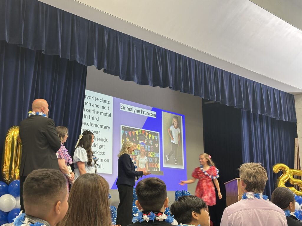 Sixth-grade graduation photographs