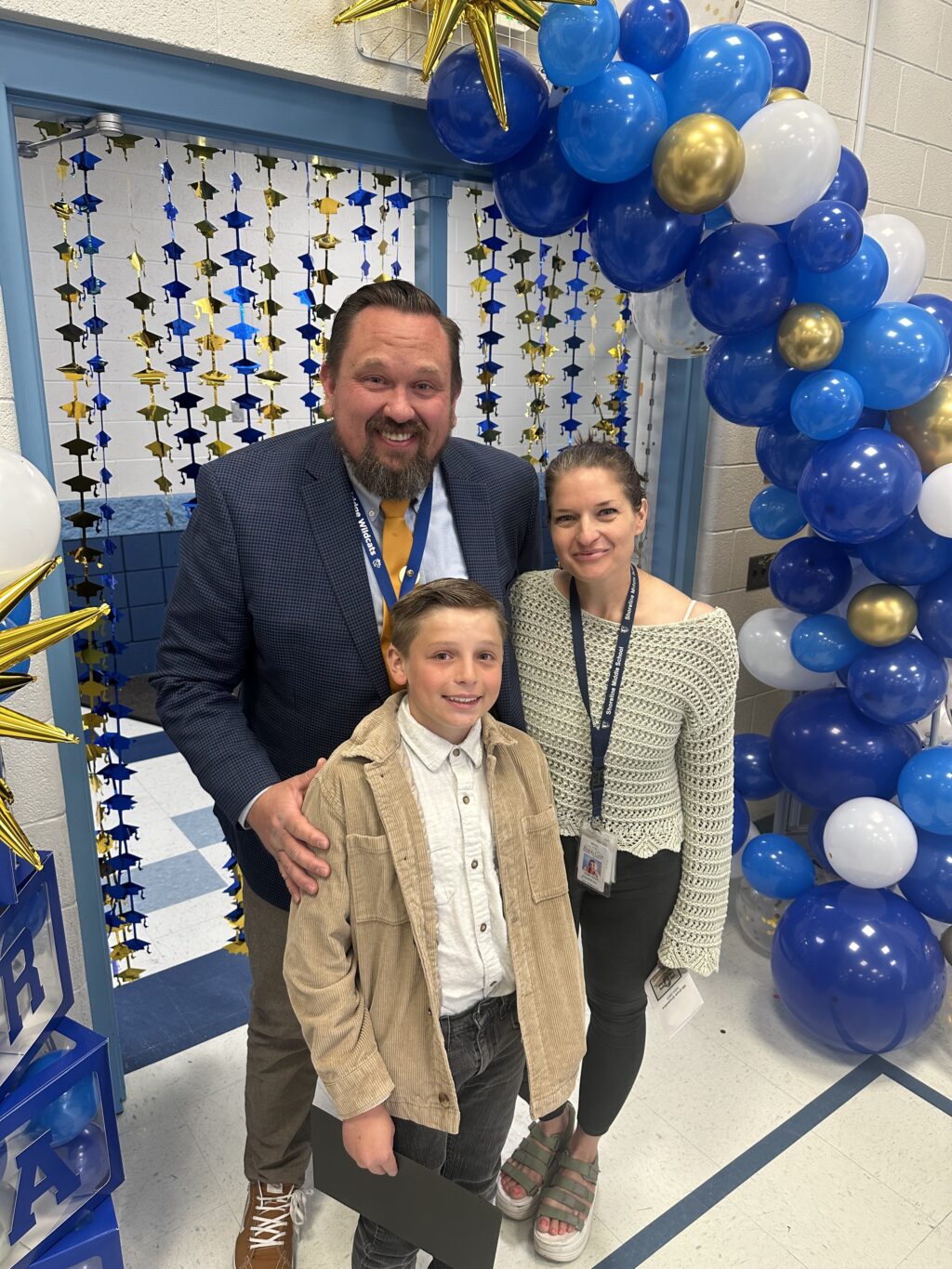 Sixth-grade graduation photographs