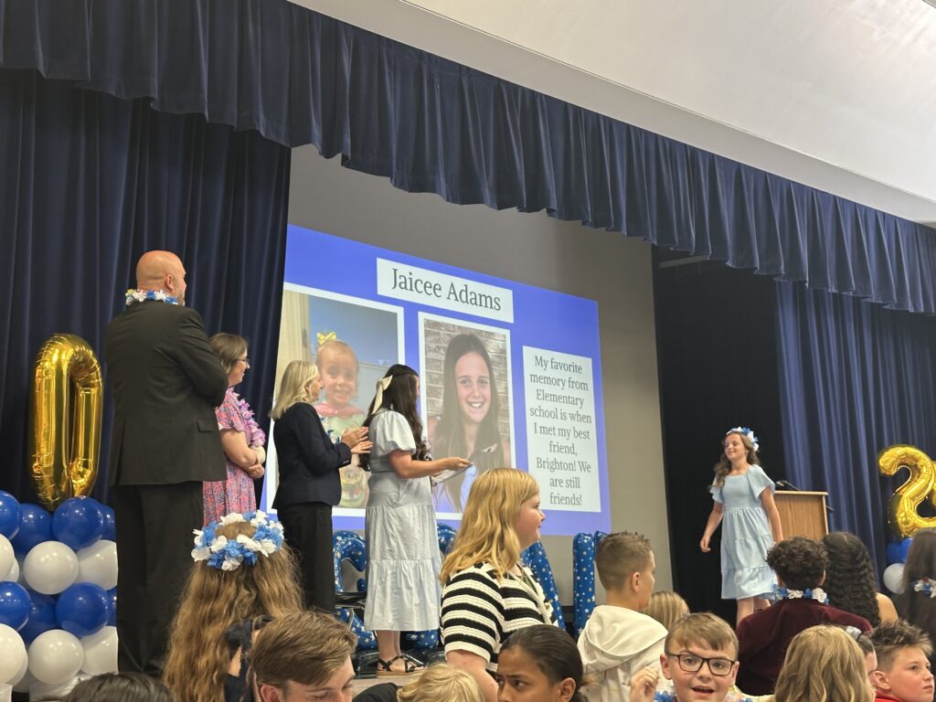 Sixth-grade graduation photographs