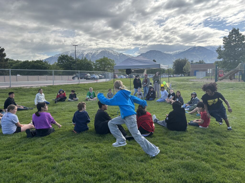 Field Day May 2025 Students engaged in various outdoor games.